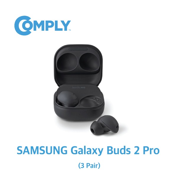 [COMPLY] 컴플라이 폼팁 삼성 갤럭시 버즈2 프로 전용 이어팁 (SAMSUNG Galaxy Buds 2 Pro only / 3 pair) - 공식 수입사 정품